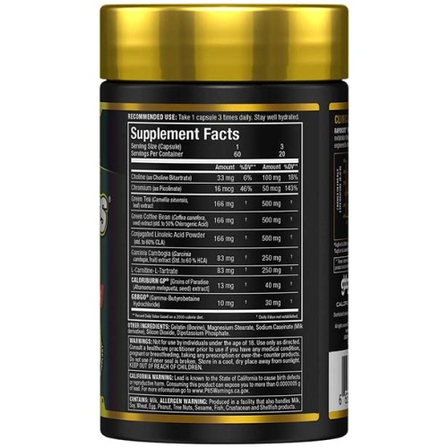 ALLMAX Nutrition RAPIDCUTS THERMO - STIMULANT-FREE FAT BURNER - 60 Count - 60 Ser - Image 2