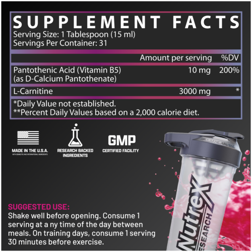 Nutrex LIQUID CARNITINE 3000 31 Ser - Image 3