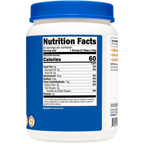 Nutricost Maltodextrin 2lb 60 Ser - Image 2