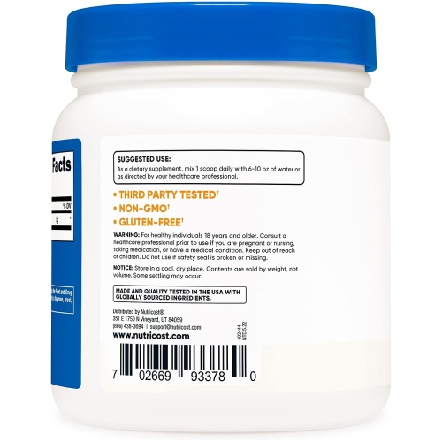 Nutricost L-Citruline 600g 200 Ser - Image 3