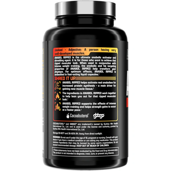 Nutrex ANABOL RIPPED 60 Count 60 Ser - Image 3