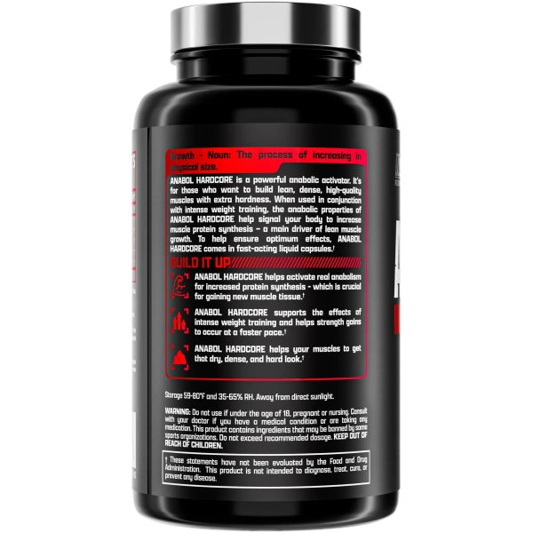 Nutrex ANABOL HARDCORE 60 Count 60 Ser - Image 3