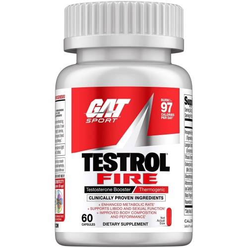 GAT SPORT - TESTROL FIRE - 60 Count - 30 Ser