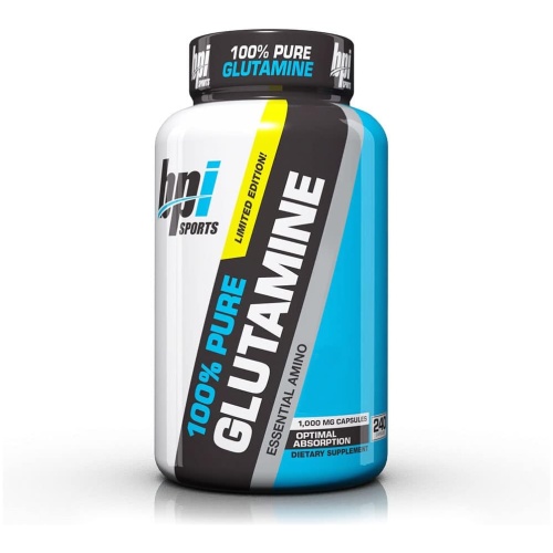 BPI Sports L-Glutamine 1000 mg Capsulas - 240 Count 240 Ser