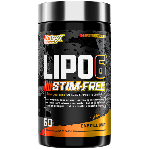 Nutrex LIPO 6 STIM FREE 60 Count 60 Ser