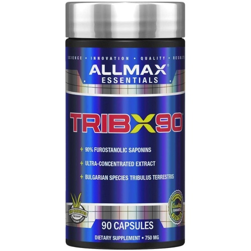 ALLMAX Nutrition TRIBX90- Natural Testosterone Booster - Delivers Bulgarian Species Tribulus Terrestris - 90% Furostanolic Saponins - 90 Count 90 Ser