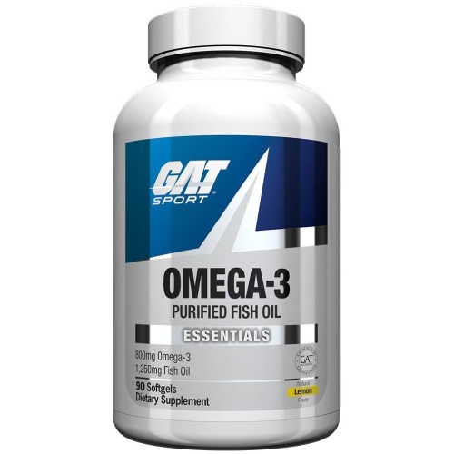 GAT Sport Essentials Omega-3 Purified Fish Oil - 90 Count - 90 Ser