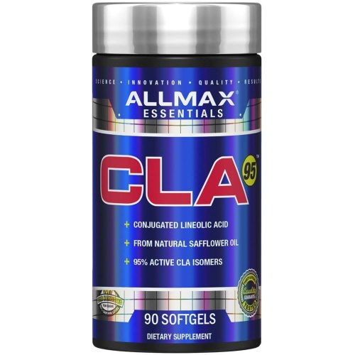 ALLMAX Nutrition Essentials CLA95 - Conjugated Linoleic Acid - 95% Active CLA Isomers Per Capsule - 90 Count - 90 Ser