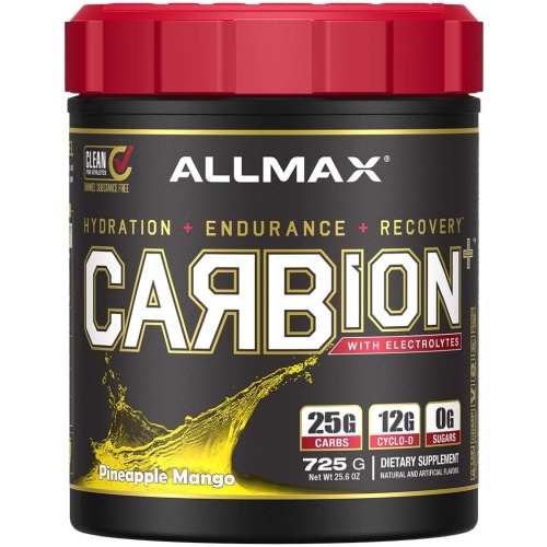 ALLMAX Nutrition CARBION+ - with 25 g Carbs & Zero Sugar - 25 Servings - 725 gr