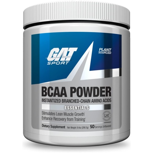 GAT Sport - BCAA Powder - 266g - 50 Ser - Sin Sabor