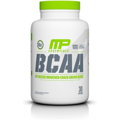 MusclePharm BCAA Essentials Capsules 240 Count 30 Ser