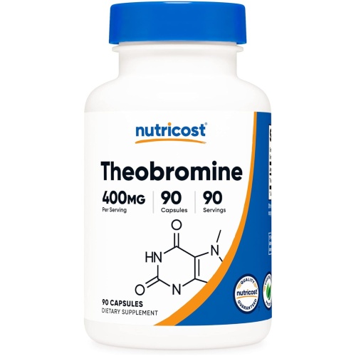 Nutricost Theobromine 400mg 90 Count 90 Ser