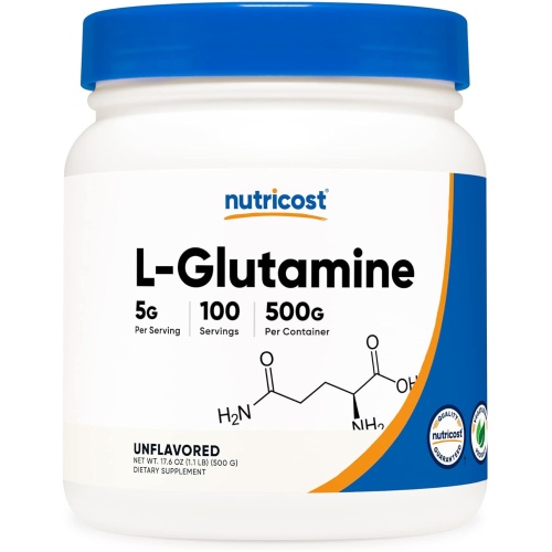 Nutricost L Glutamine 500g 100 Ser