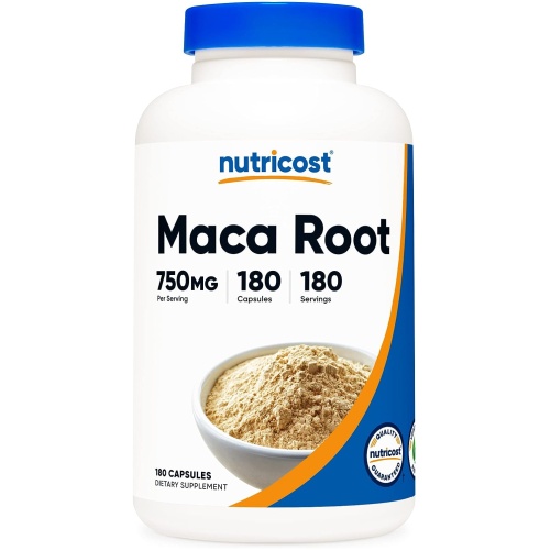 Nutricost Maca Root 750mg 180 Count 180 Ser