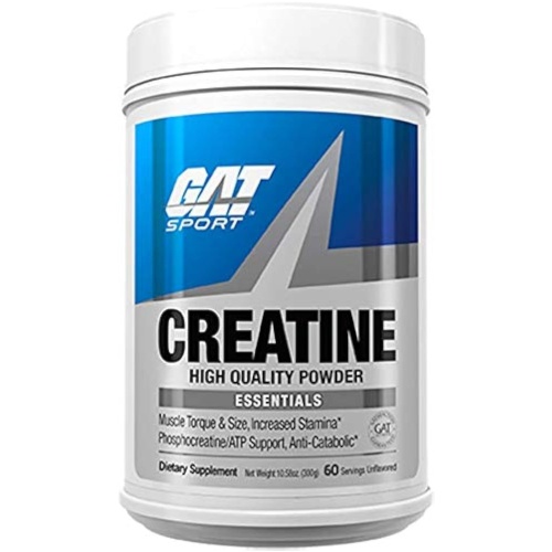 GAT SPORT Creatine Monohydrate Powder - Unflavored 300g - 60 Ser