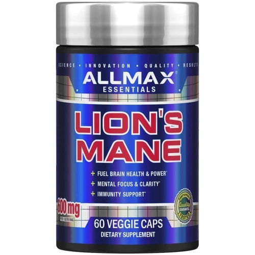 ALLMAX Nutrition Lion’S Mane - Advanced Nootropic -  60 Count - 30 Ser