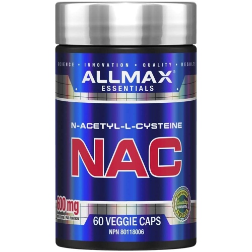 ALLMAX Nutrition NAC - Immune Support & Free Radical Protection -  60 Count - 60 Ser