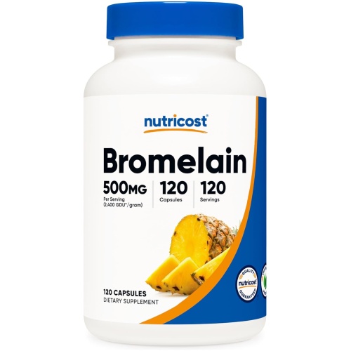 Nutricost Bromelain 500mg 120 Count 120 Ser