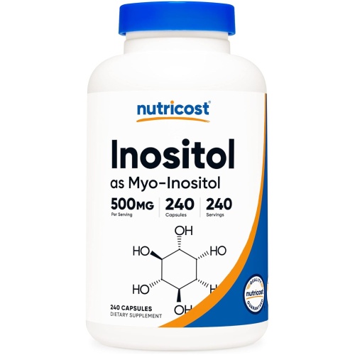 Nutricost Inositol 500mg 240 Count 240 Ser