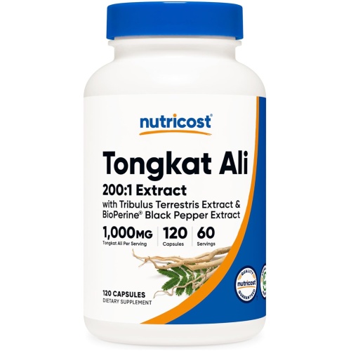 Nutricost Tongkat Ali 1000mg 120 Count 60 Ser