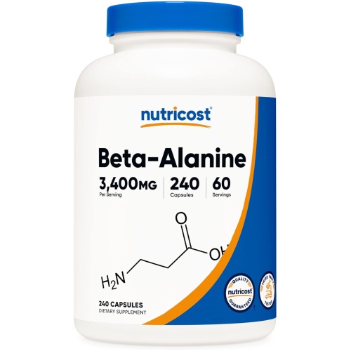 Nutricost Beta Alanine 3400mg 240 Count 60 Ser