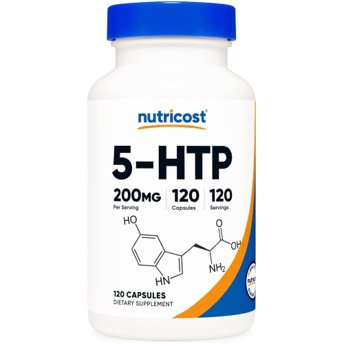 Nutricost 5-HTP 200mg 120 Count 120 Ser