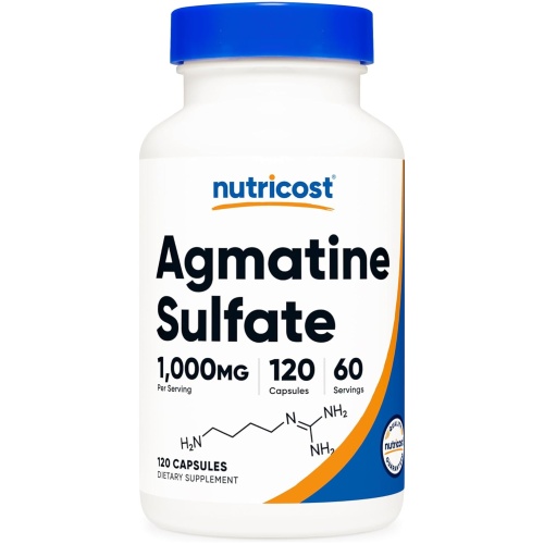 Nutricost Agmatine Sulfate 120 Count 60 Ser