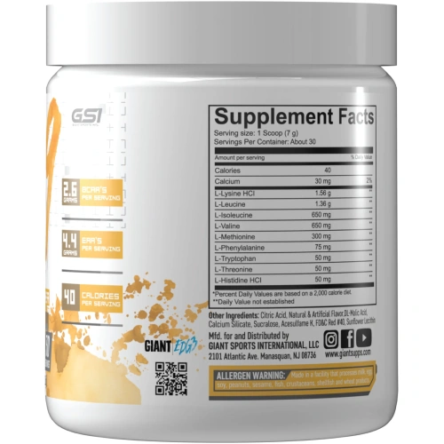 Giant Sports Performance Edge Mod9 - BCAA+EAA - 210g - 30 Ser - Image 2