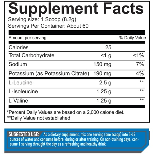 Giant Sports Performance Edge Series BCAA 510g 60 Ser - Image 2