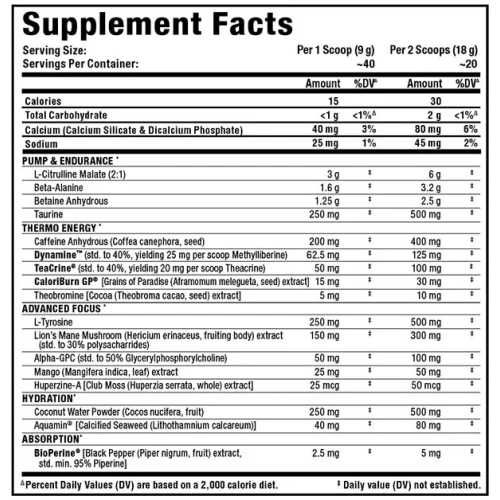 ALLMAX Nutrition Impact IGNITER Xtreme - 360 g - Pre-Workout Formula - Improves Energy, Focus, Pumps & Power - with Citrulline Malate & Beta Alanine - 40 Ser - Image 2