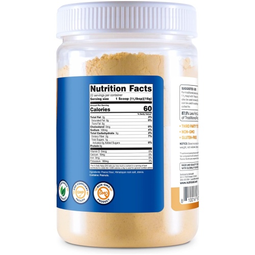 Nutricost Pantry Peanut Butter Powder 358g 22 Ser - Image 2