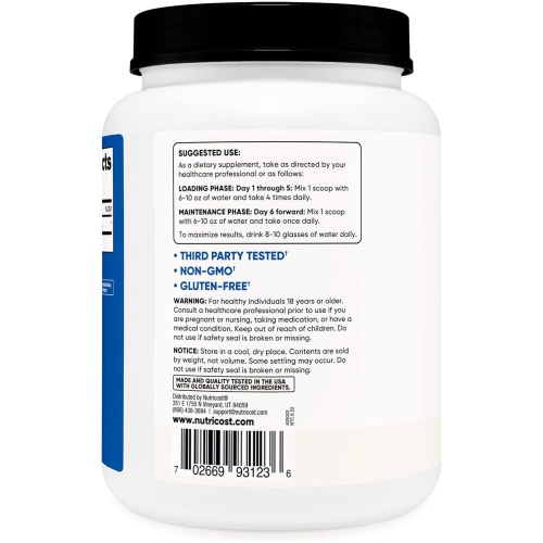 Nutricost Micronized Creatine Monohydrate 1kg 200 Ser - Image 3