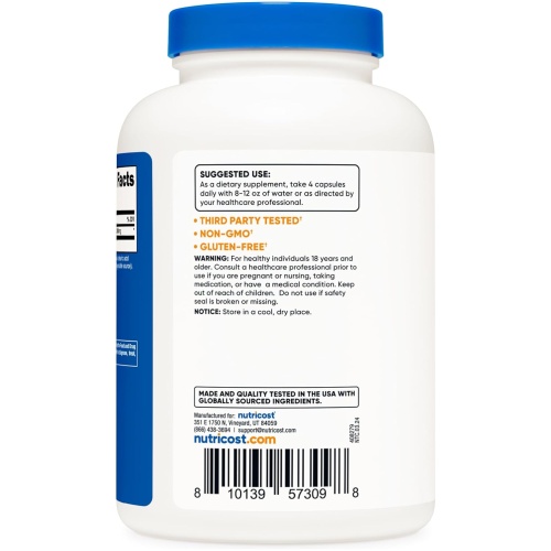 Nutricost L-Isoleucine 240 Count 60 Ser - Image 3