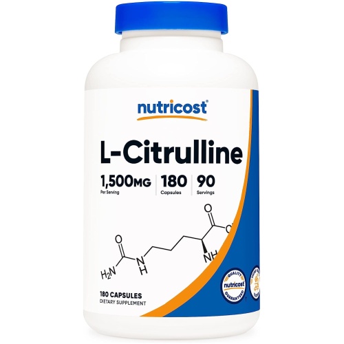 Nutricost L-Citruline Caps 180 Count 90 Ser