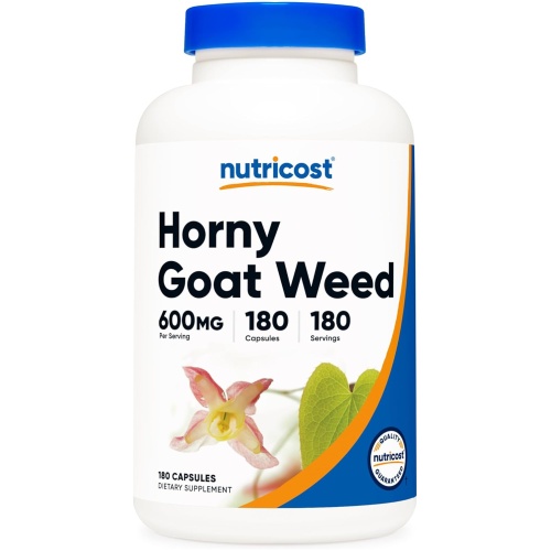 Nutricost Horny Goat Weed 600mg 180 Count 180 Ser