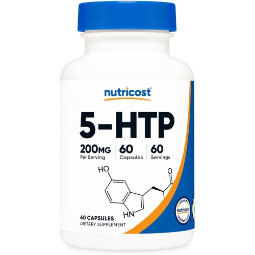 Nutricost 5-HTP 200mg 60 Count 60 Ser