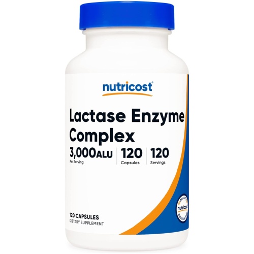 Nutricost Lactase Enzyme Complex 120 Count 120 Ser