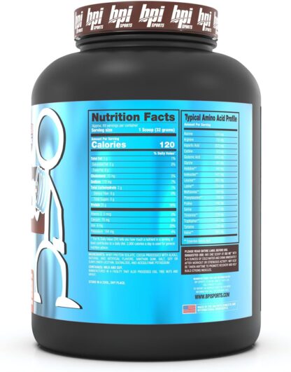BPI Sports ISO-HD 5LB 69 Ser Chocolate Brownie - Image 2
