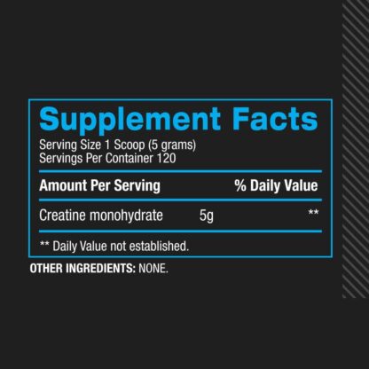 BPI Sports Micronized Creatine 600g 120 Ser - Image 2
