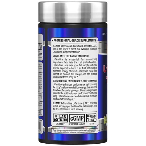 Allmax Carnitine 120 Count 60 Ser - Image 3