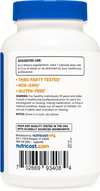 Nutricost Cranberry Extract 25,000MG 120 Count 120 Ser - Image 3