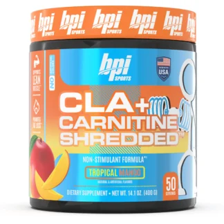 BPI Sports Shredded CLA + Carnitine 400g 50 Ser Tropical Mango