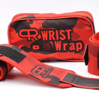 Personal Record Wrist Wrap - Camo Rojo