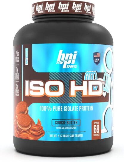 BPI Sports ISO-HD 5LB 69 Ser Cookie Butter