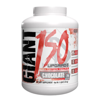 Giant Sports International Performance Edge ISO Upgrade 100% Whey Isolate Chocolate 5LB 74 Ser