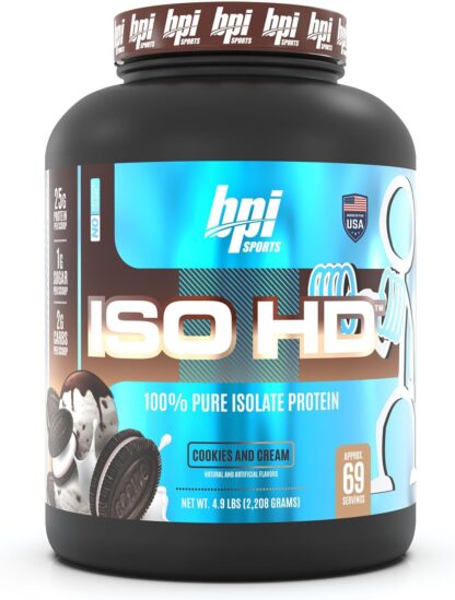 BPI Sports ISO-HD 5LB 69 Ser Cookies & Cream