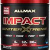 ALLMAX Nutrition Impact IGNITER Xtreme, Blue Raspberry - Pre-Workout Formula - Improves Energy, Focus, Pumps & Power - with Citrulline Malate & Beta Alanine - 360g - 40 Ser