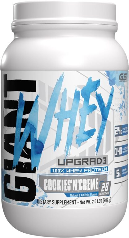 Giant Sports International Performance Edge Whey Upgrade 100% Whey Proteína 2LB 28 Ser Cookies and Cream