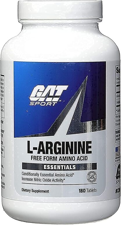 GAT SPORT L-Arginine Tablets - 180 Count 180 Ser