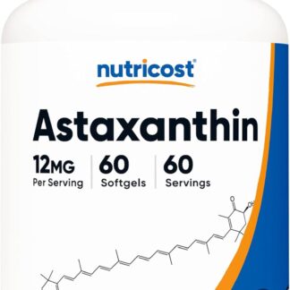 Nutricost Astaxanthin 12mg 60 Count